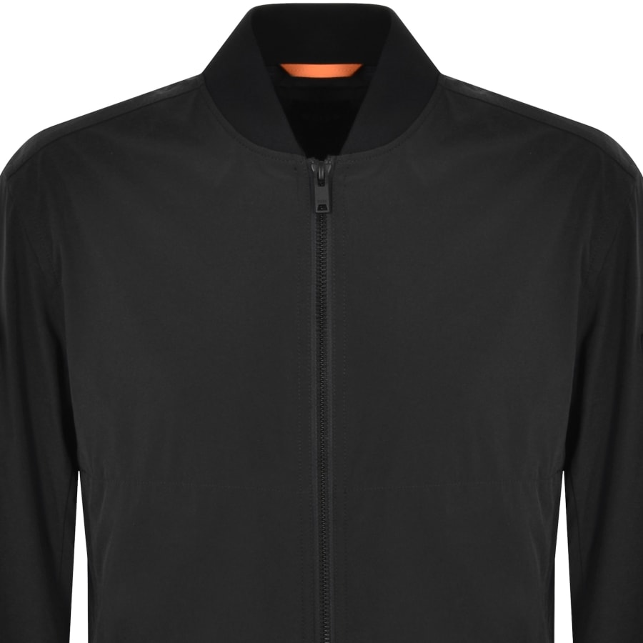 Hugo boss bomber jacket black clearance